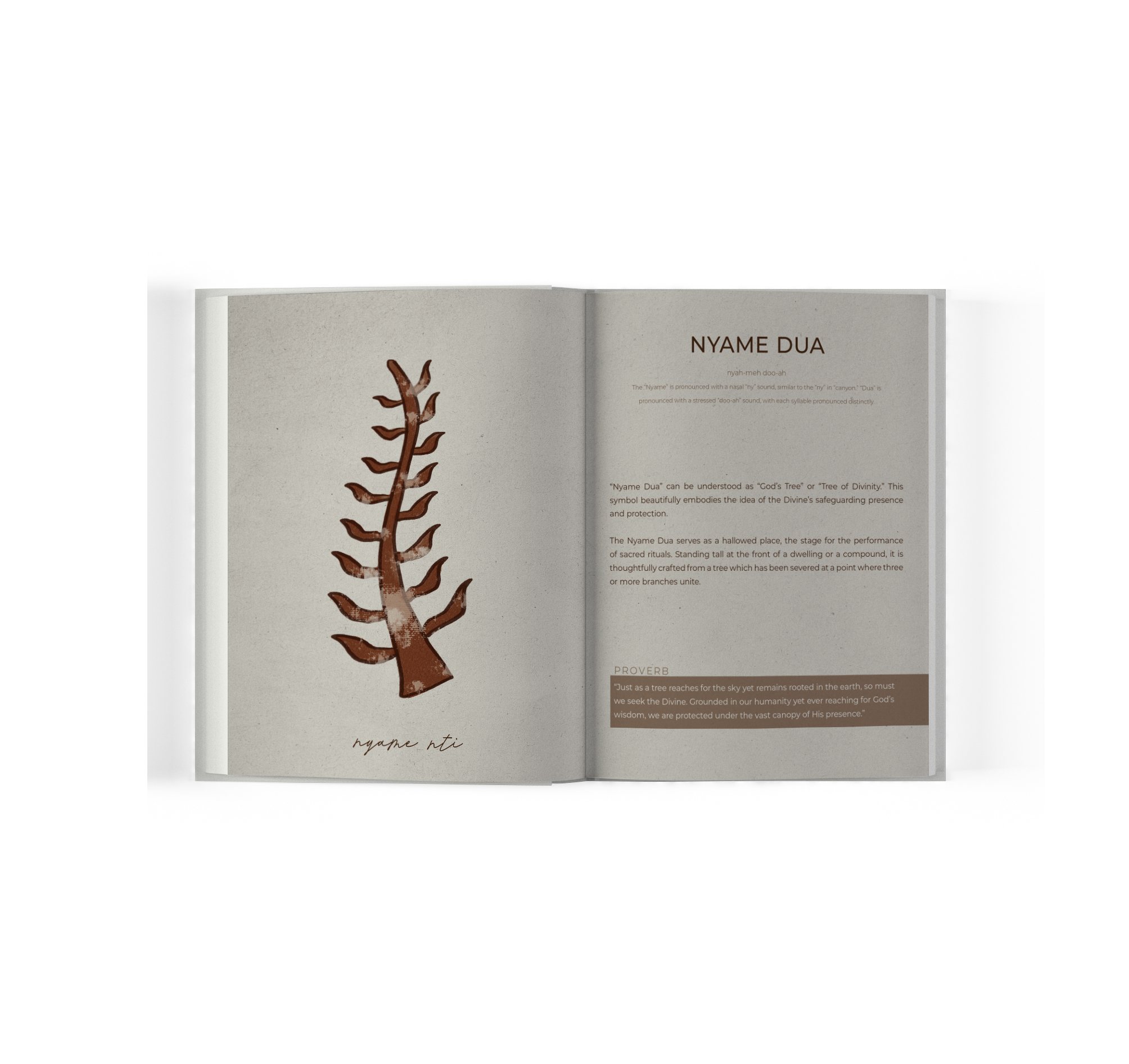 Pages of Adinkra Symbols Volume 1, showcasing intricate Adinkra symbols, ideal for collectors and enthusiasts of African culture and art.