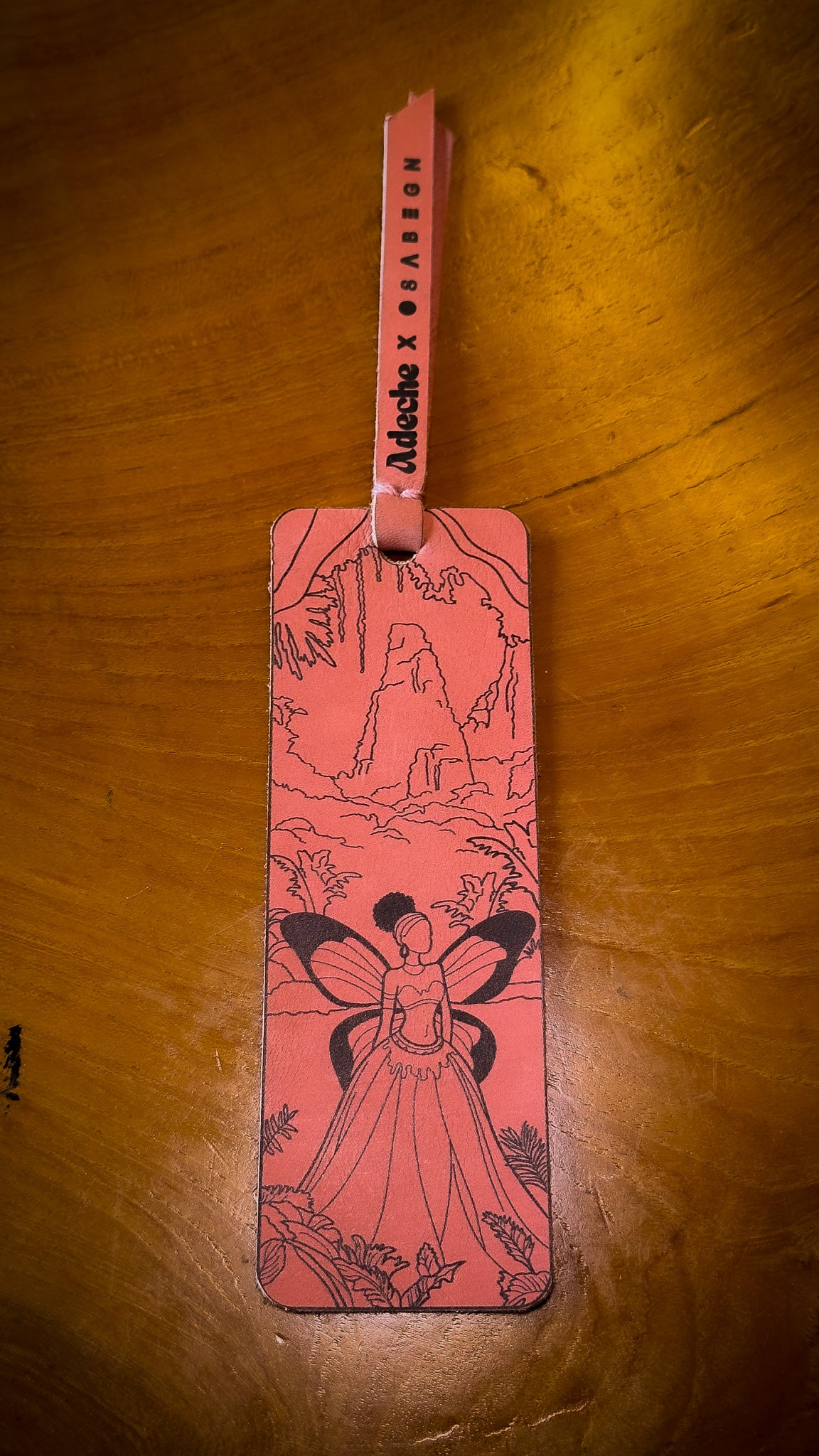 Adeche x Sabegn Aziza Artisan Leather Bookmark - Pre Order