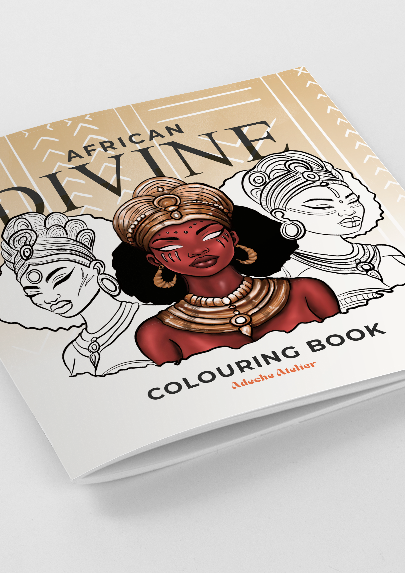 African Divine: Colouring Book