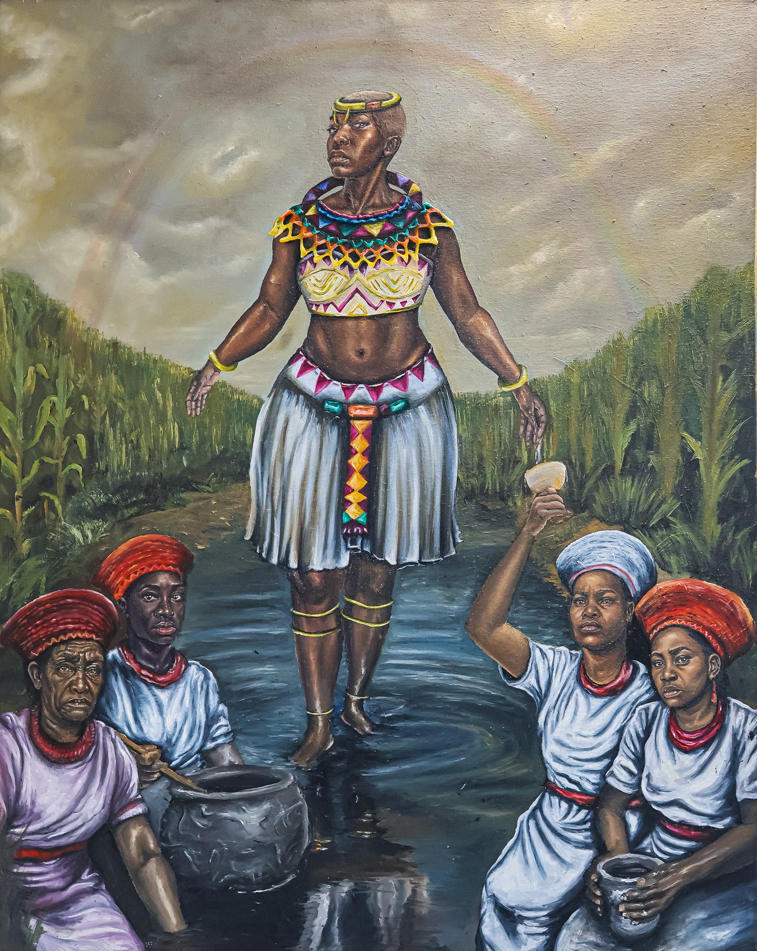 The Gift of Umqombothi, Mbaba Mwana Waresa | Exhibition Print