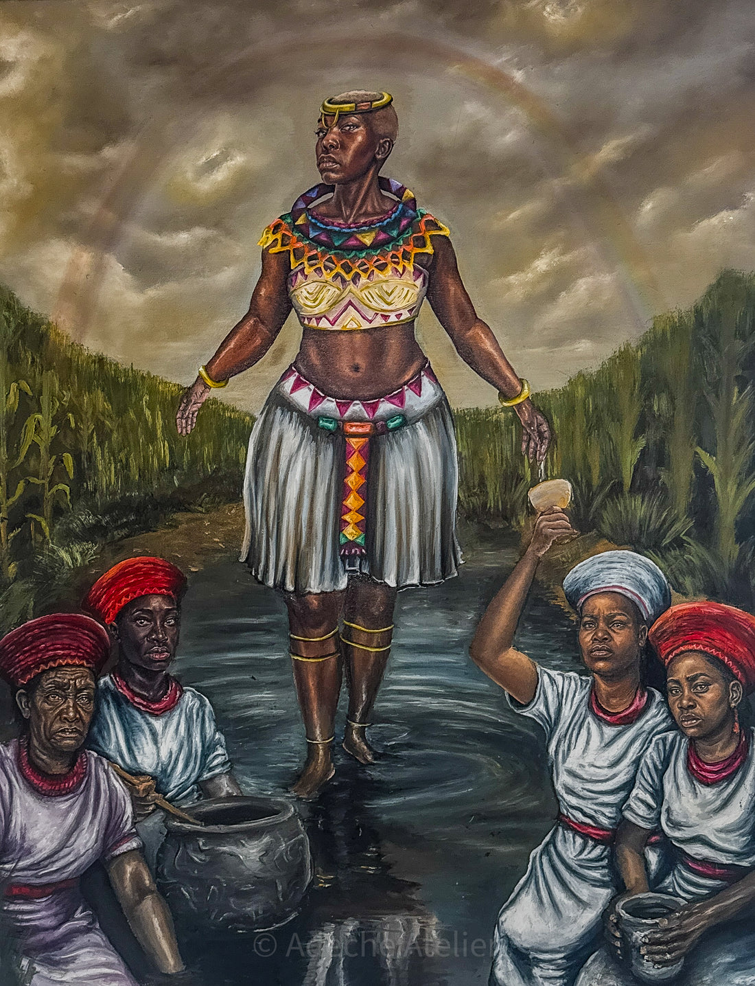 The Gift of Umqombothi, Mbaba Mwana Waresa | Exhibition Print