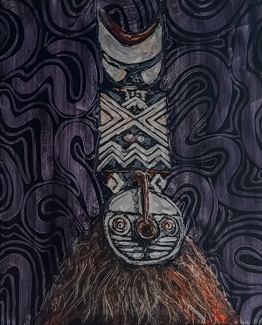 Bwa Plank Mask | Exhibition Print